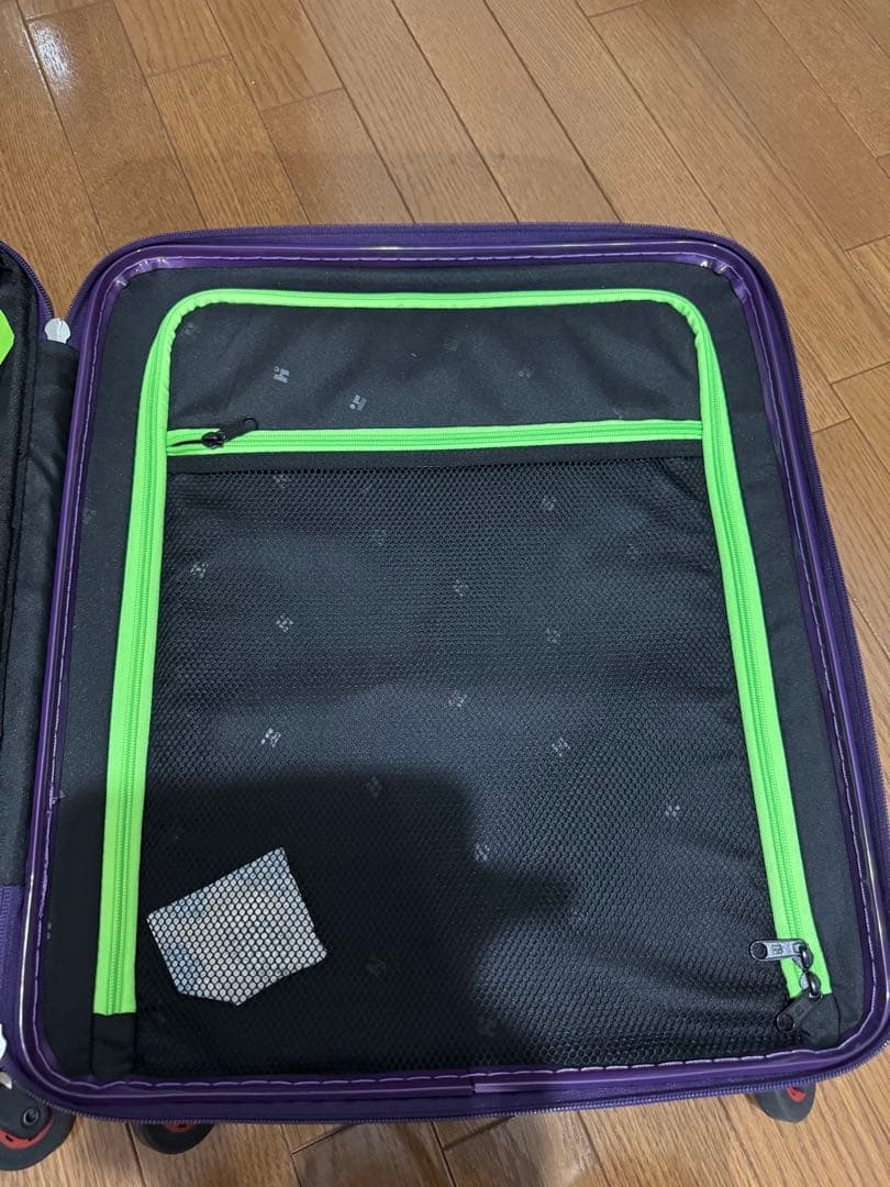 HIDEO WAKAMATSU スーツケース ジッパー 拡張機能付き パープル