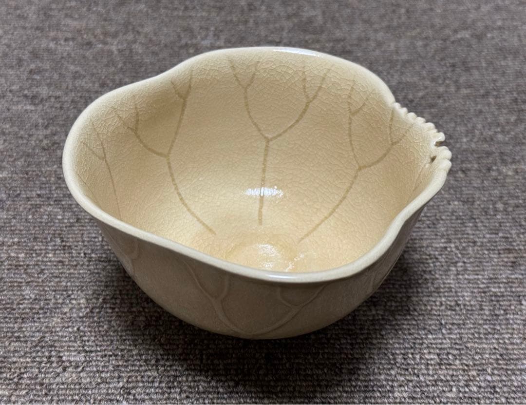 古薩摩写 薩摩焼 静鳳 荷葉 蓮葉茶碗