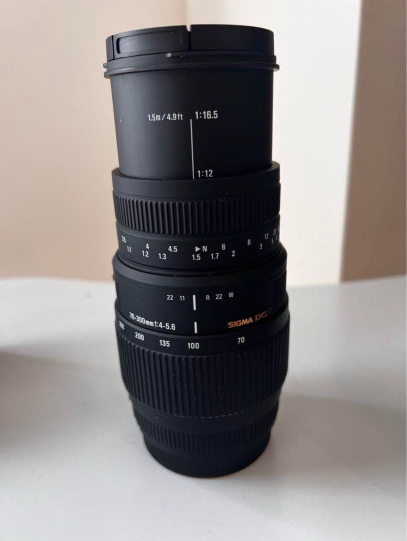 キャノン用 望遠ズーム　SIGMA 70-300mm F4-5.6 DG