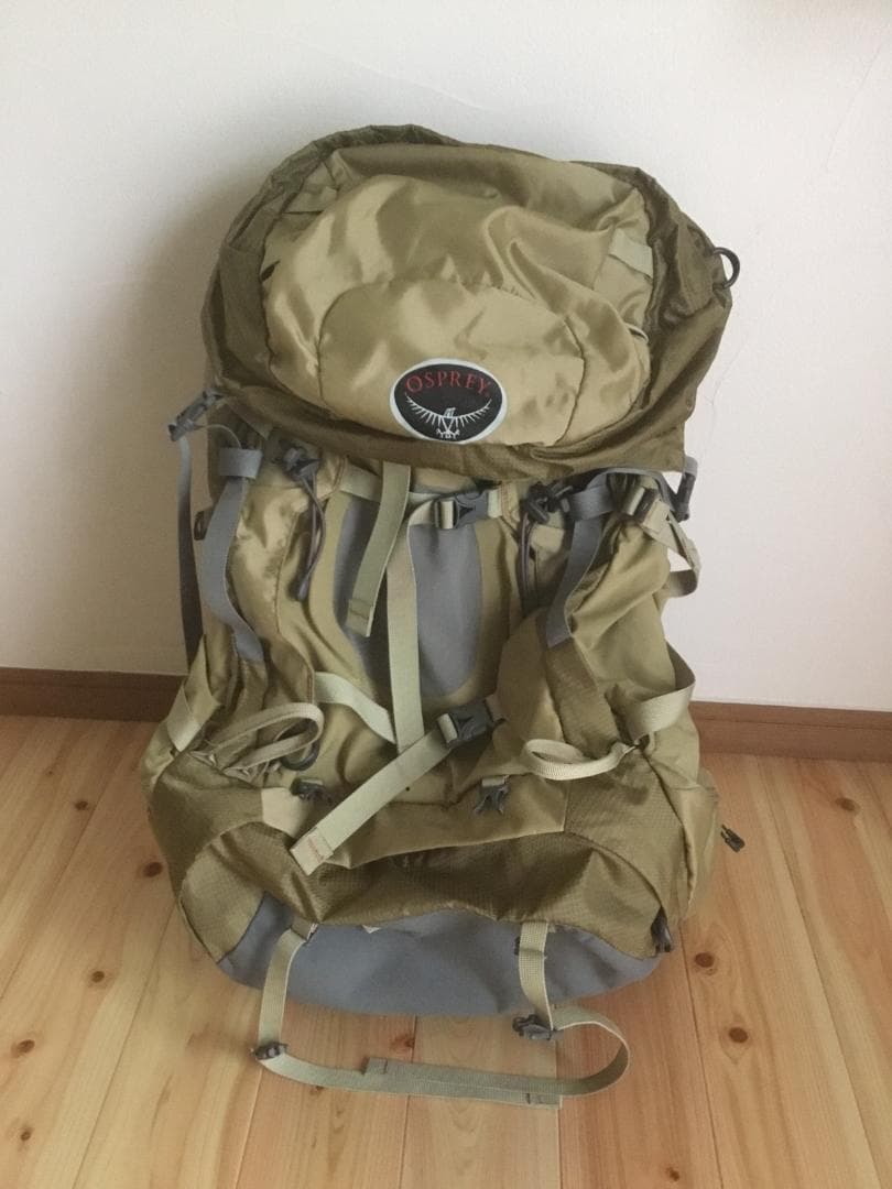 OSPREY ariel 55 登山用 リュック ザック カーキ