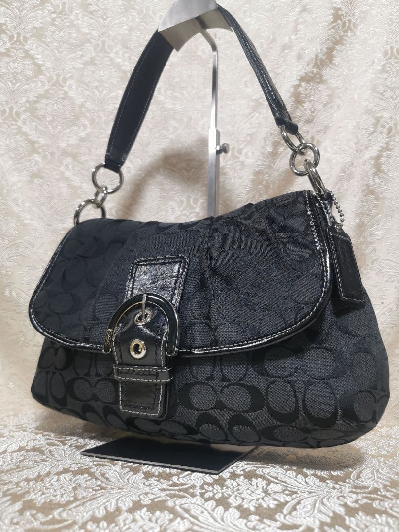 コーチ　シグネチャー　ワン　ショルダーバッグ　ソーホー　F17093