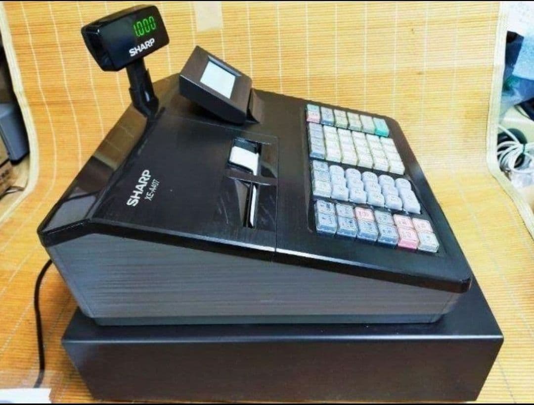 シャープレジスター　XE-A407　PC連携売上管理　上位機種　444007