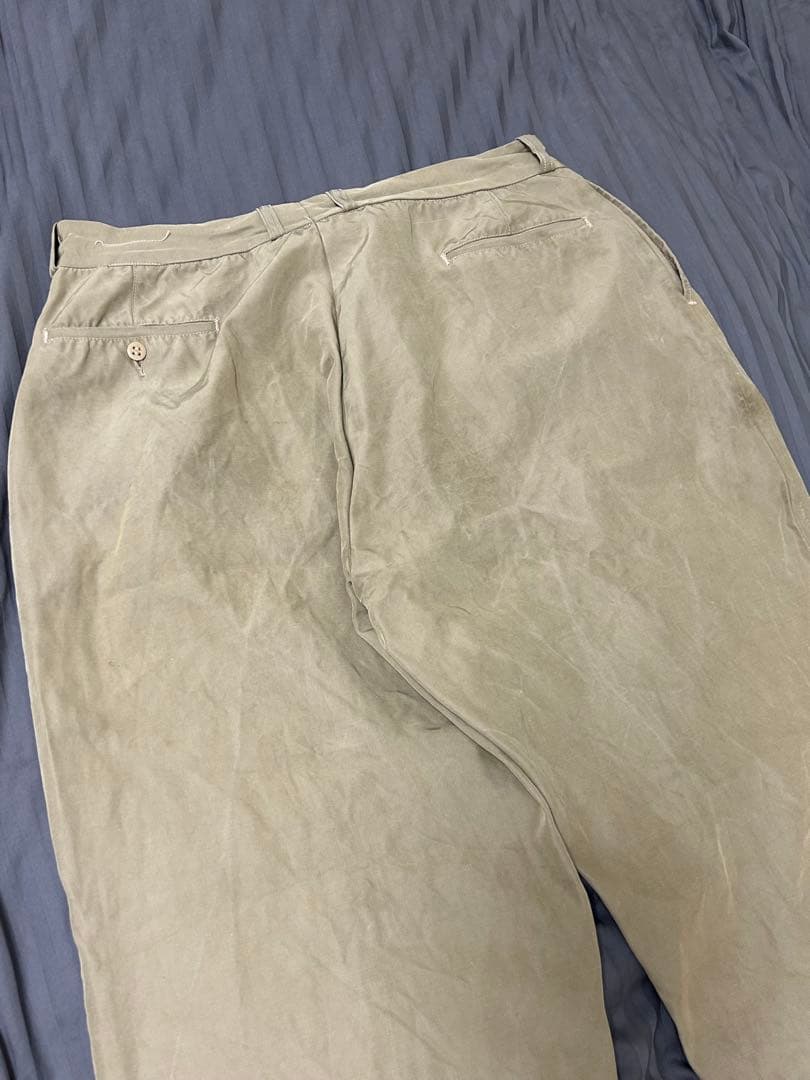 40s 50s Duxbak Utica レーヨンコットン　トラウザー
