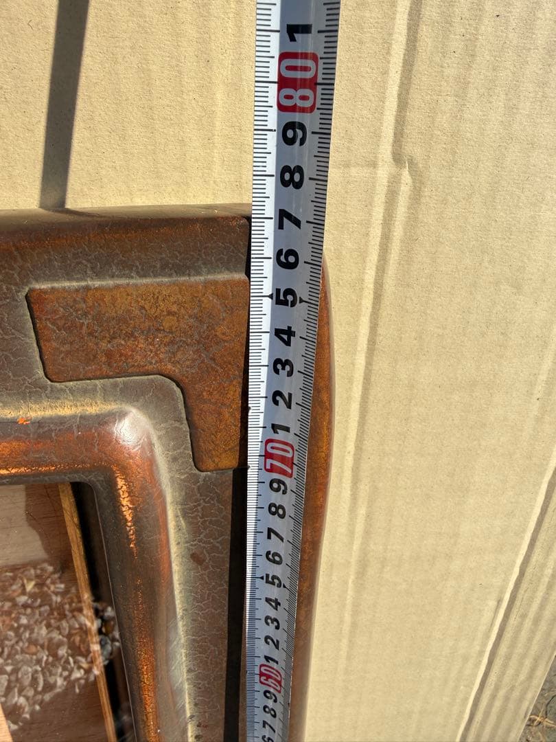 F20 アンティーク調ダークブラウンの額縁　 アクリル板&箱＆黄色袋付き1/5