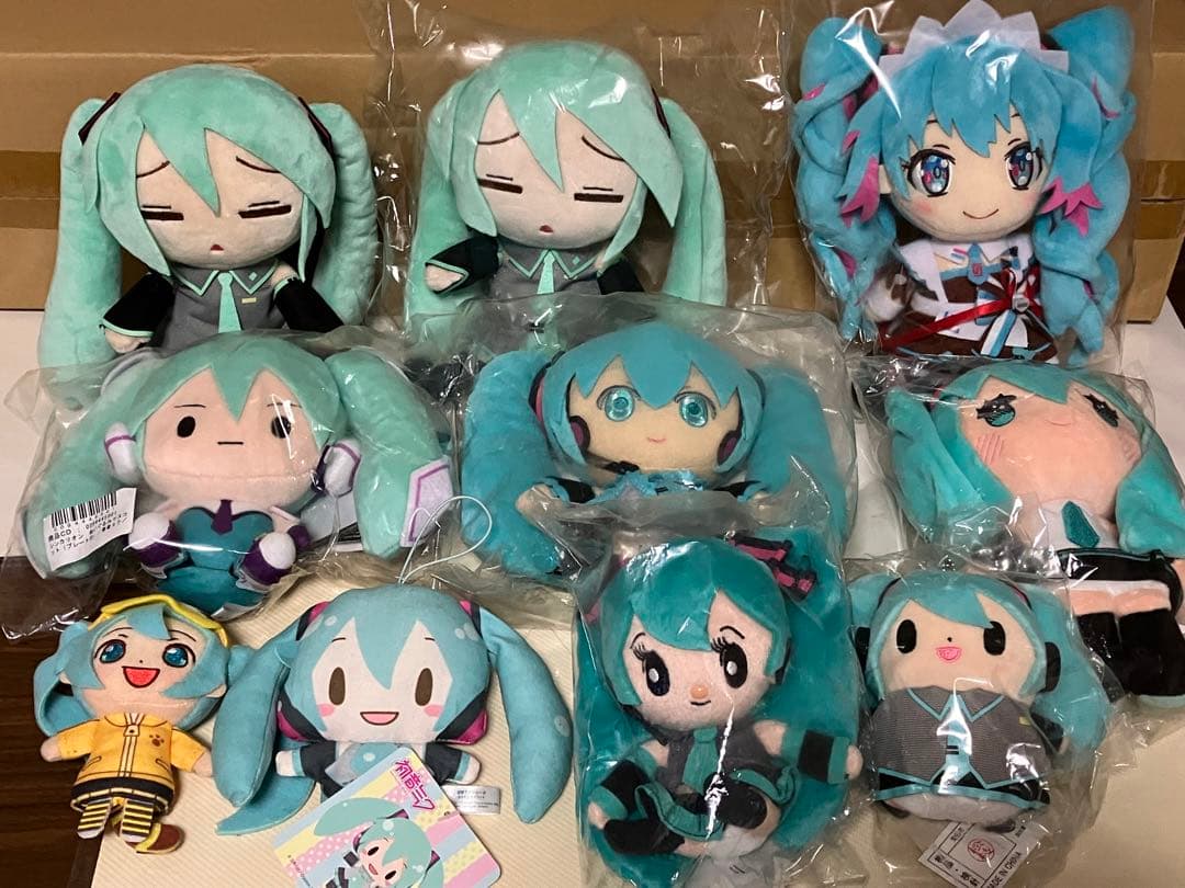 初音ミク ぬいぐるみ まとめ売り 9種10体 セット