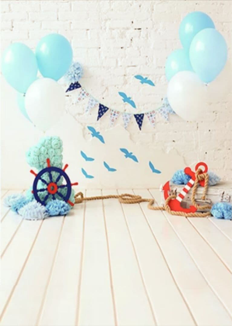 背景布　夏BB➃　ペット撮影用フォトブース　トリミングチョーカー販売中　縦長