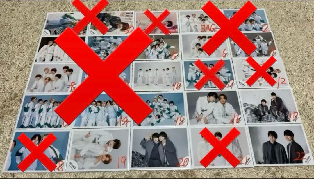 【バラ売り希望値段提示可、定価以下】なにわ男子 公式写真 まとめ売り 179枚