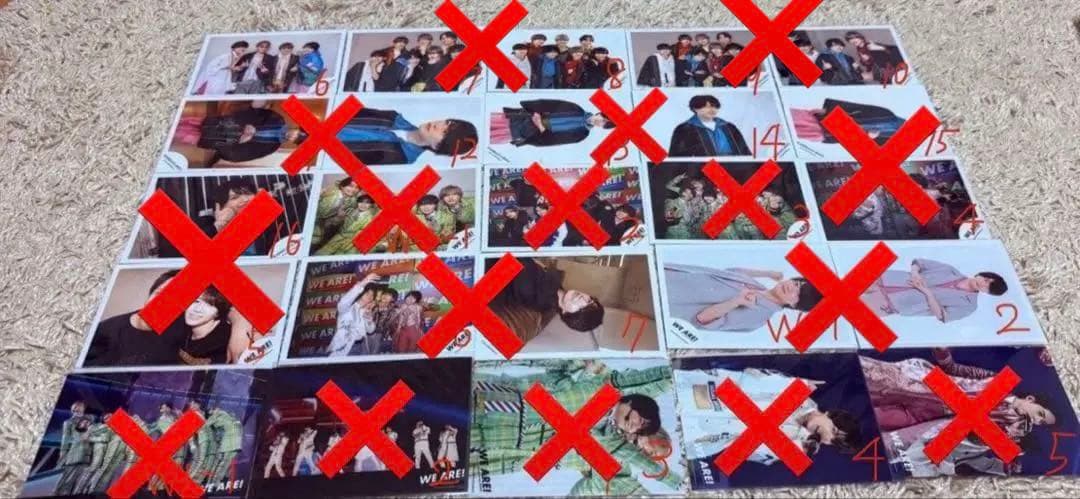 【バラ売り希望値段提示可、定価以下】なにわ男子 公式写真 まとめ売り 179枚