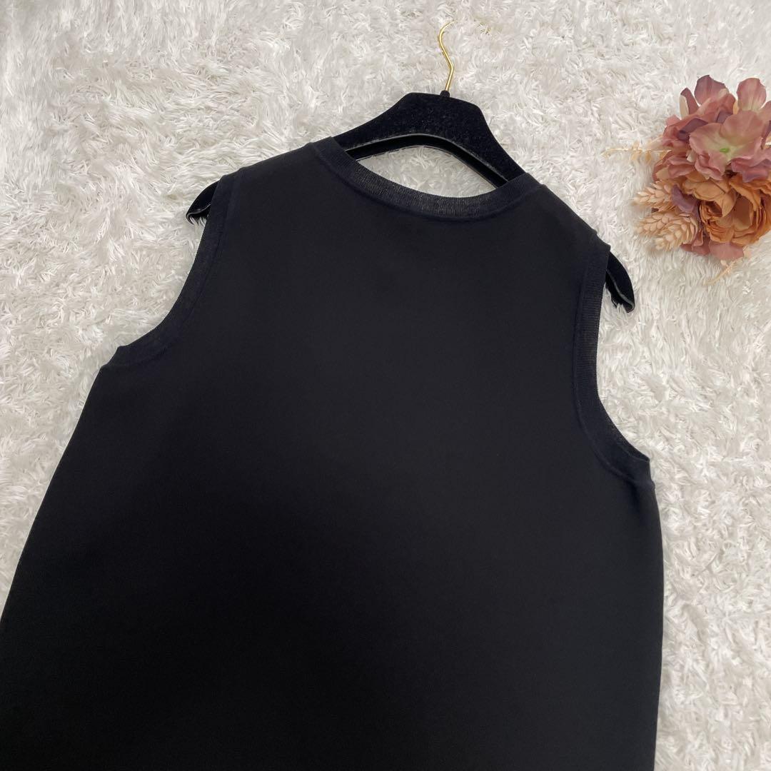 完売品✨美品 22SS Theory スリーブレス クルーネック シェルトップス