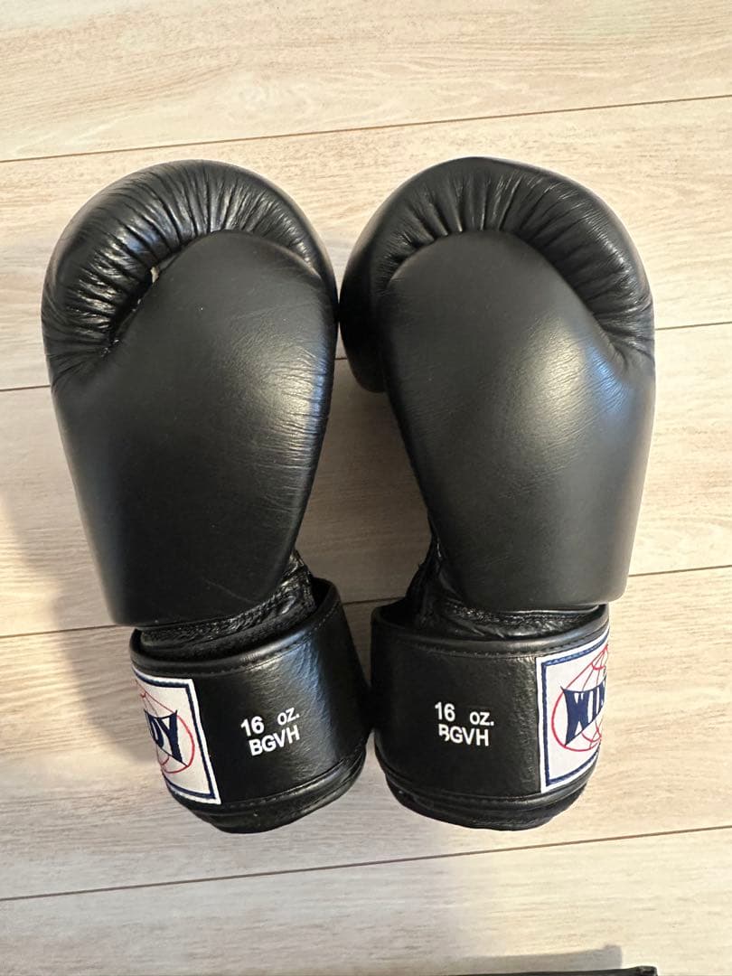 U*P様 WINDY ボクシンググローブ 16 oz Lサイズ ブラック