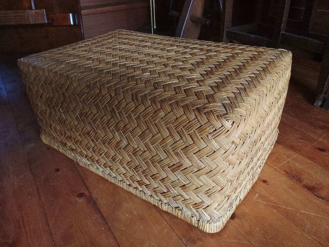 古民具 こうり レトロ　竹行李 柳行李 収納箱 衣装箱 小物入れ 雑貨