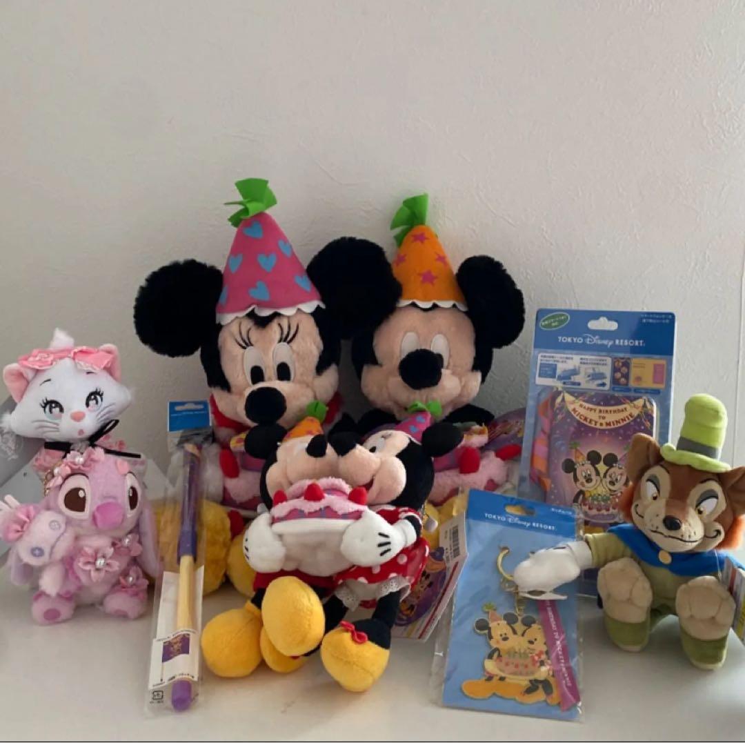 【新品】ディズニー ぬいぐるみ フラッフィープラッシー ミッキー ミニー 誕生日