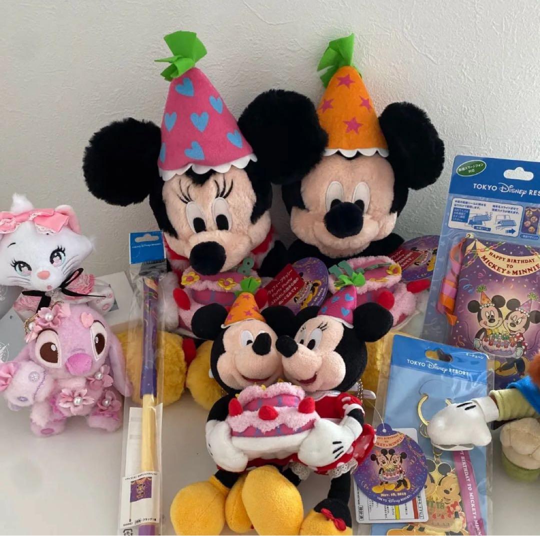 【新品】ディズニー ぬいぐるみ フラッフィープラッシー ミッキー ミニー 誕生日