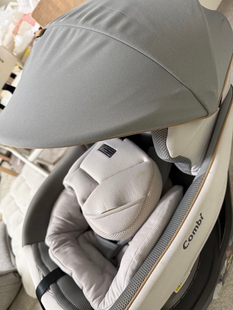 2回着用コンビクルムーヴ スマート ISOFIX エッグショック