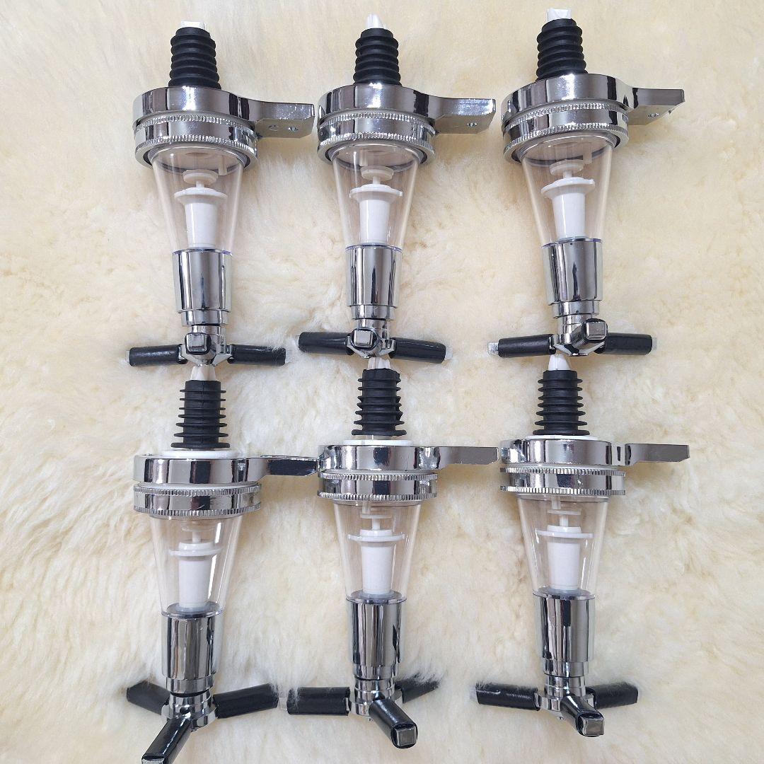 回転式 6連 ボトルディスペンサー 動作確認済 洗浄済 業務用 バー用品