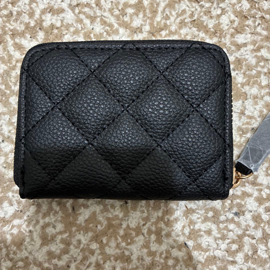 CHANEL ブラック ゴールド　レザー ケース、カードケース　ノベルティ