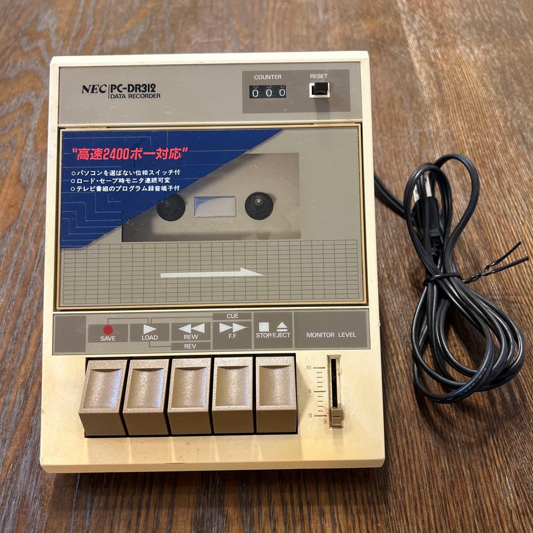 ■NEC PC-DR312 データレコーダー 動作品 ジャンク