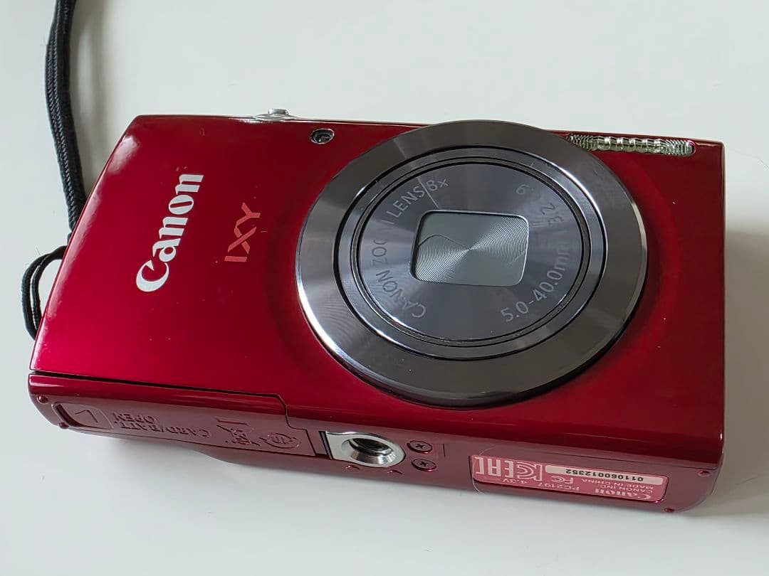 美品 キャノン CANON IXY150 レッド コンパクトデジタルカメラ