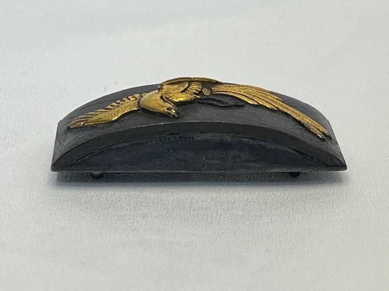 金工　金細工　彫金　帯留　目貫 鳳凰図　煙草金具　刀装具　年代物