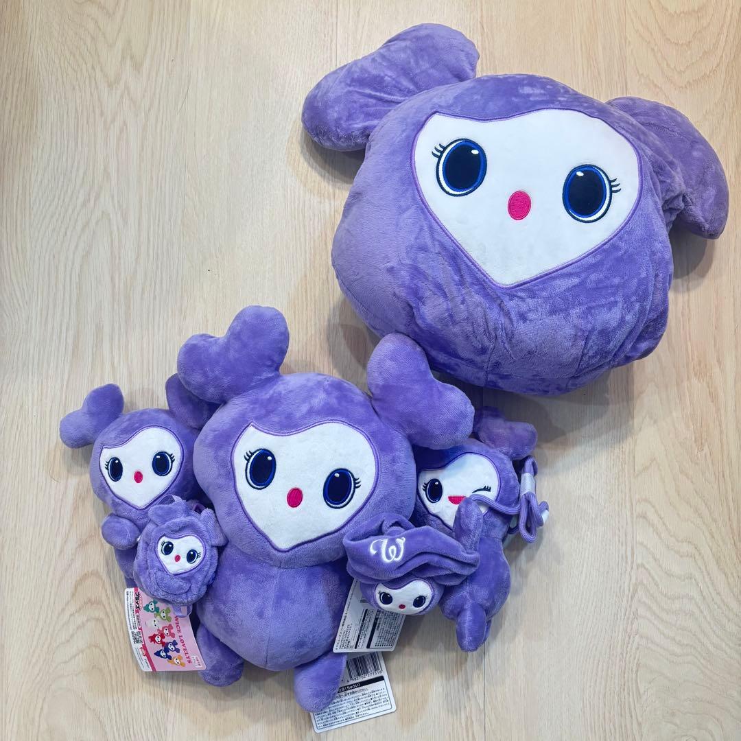 GIGO限定 TWICE ぬいぐるみリュック ハグぐるみ シュシュ サナ