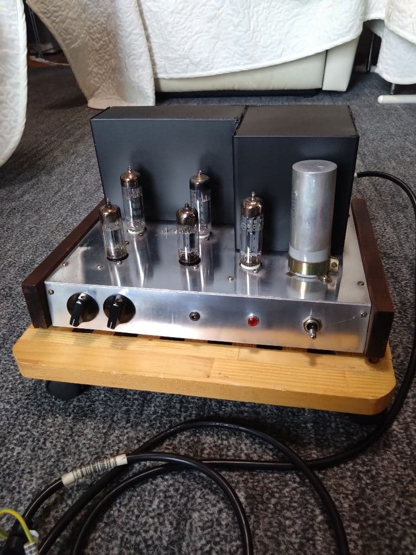 【最終値下げ10月末出品停止予定】自作真空管パワーアンプ6BH8/4本他