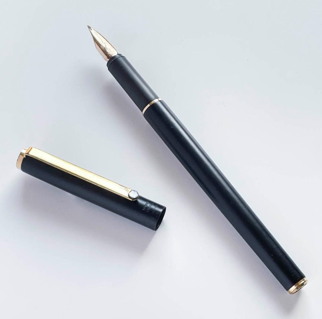 モンブラン ノブレス Sライン 万年筆 インク・ケース付 1980年代 試筆済