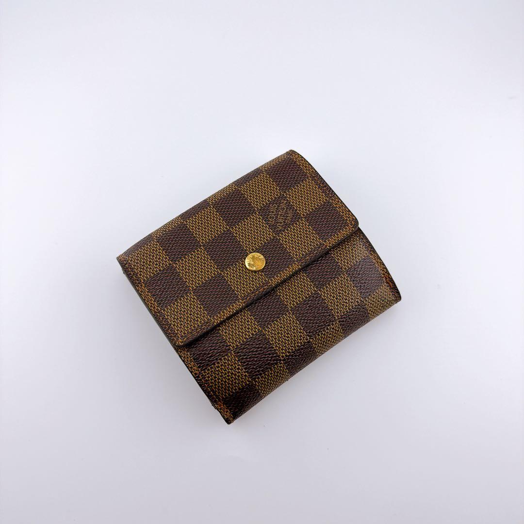 しょうさん　ルイヴィトン ダミエ エベヌ ポルトモネ ビエ カルトクレディ