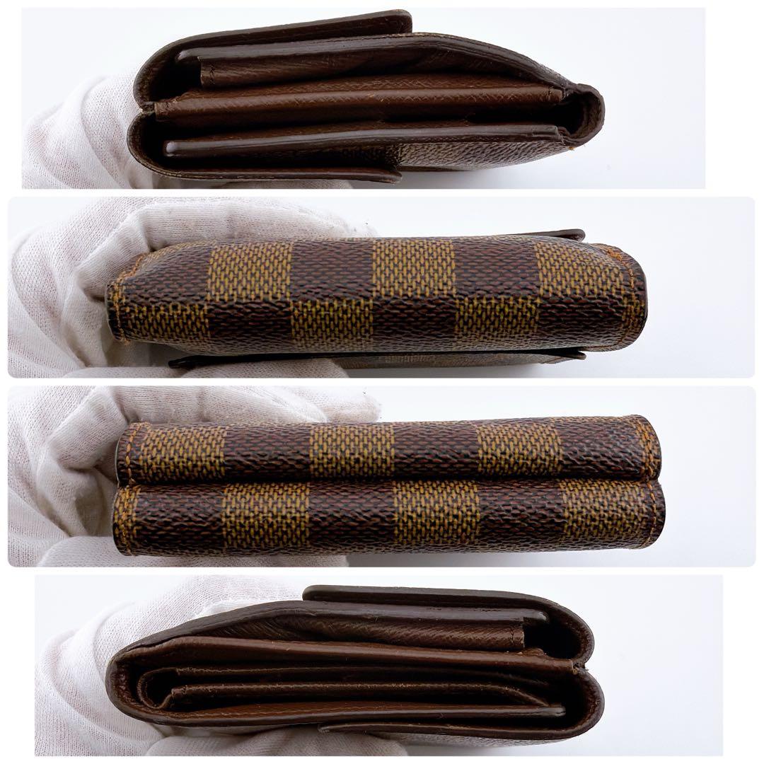 しょうさん　ルイヴィトン ダミエ エベヌ ポルトモネ ビエ カルトクレディ