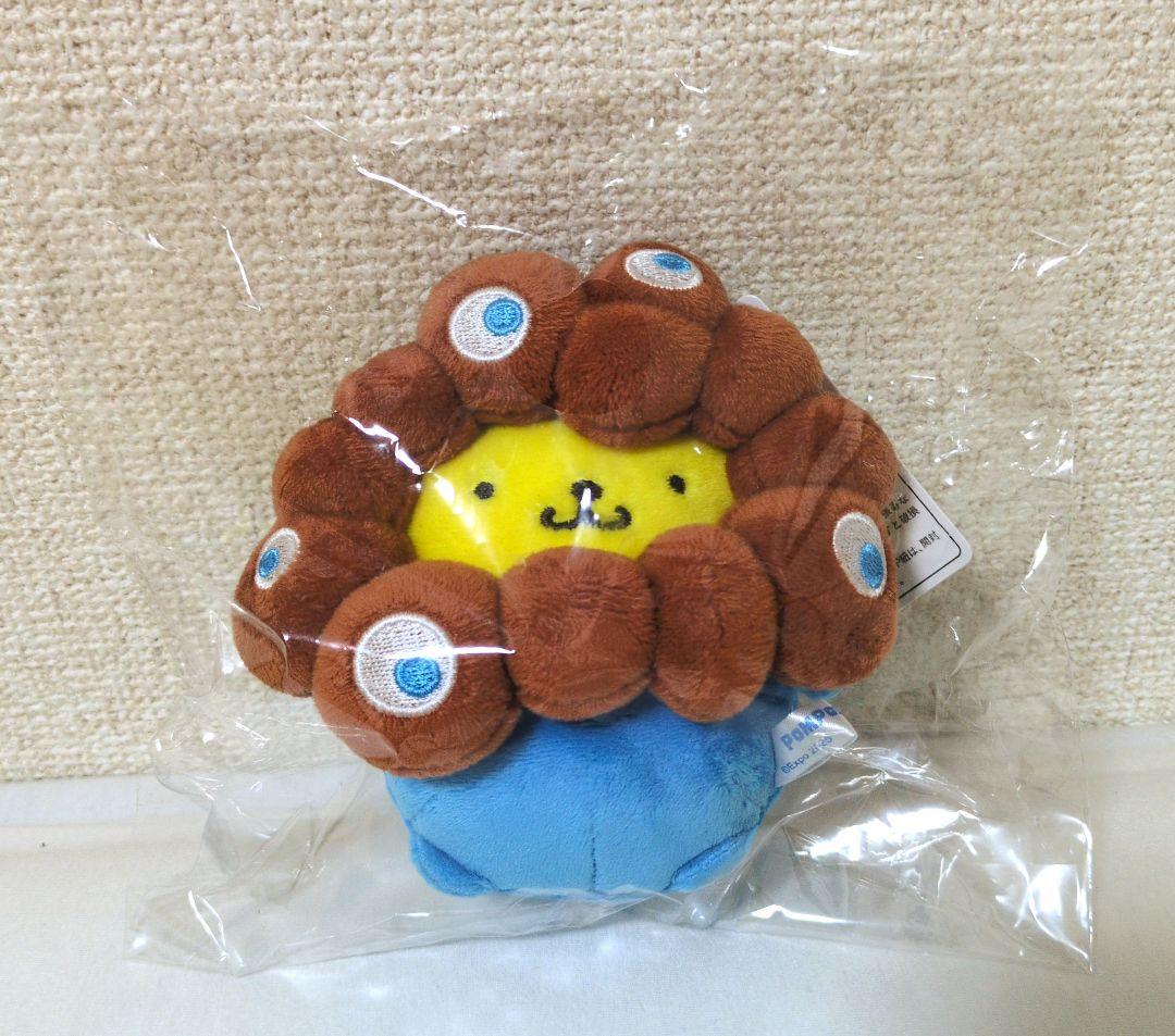 会場限定★新品未開封　ポムポムプリン　ミャクミャク　ぬいぐるみマスコット 万博