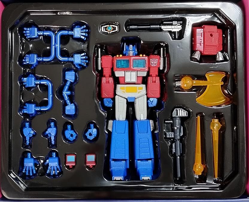 公式 可動強化重塗装版 オプティマスプライム 全高約13.5㎝ 可動フィギュア