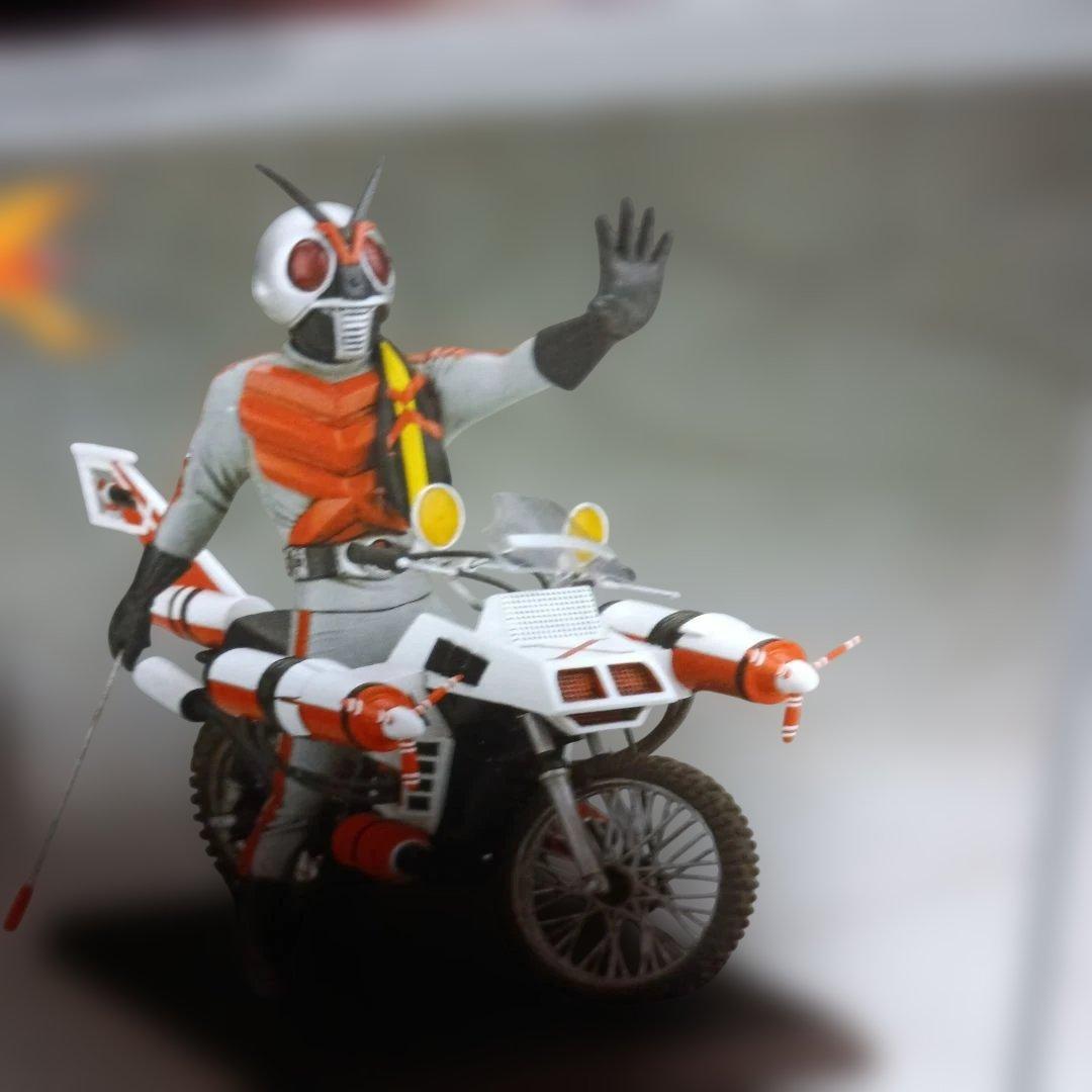 ジャンク品仮面ライダーX&クルーザー 「仮面ライダーX」 1/12