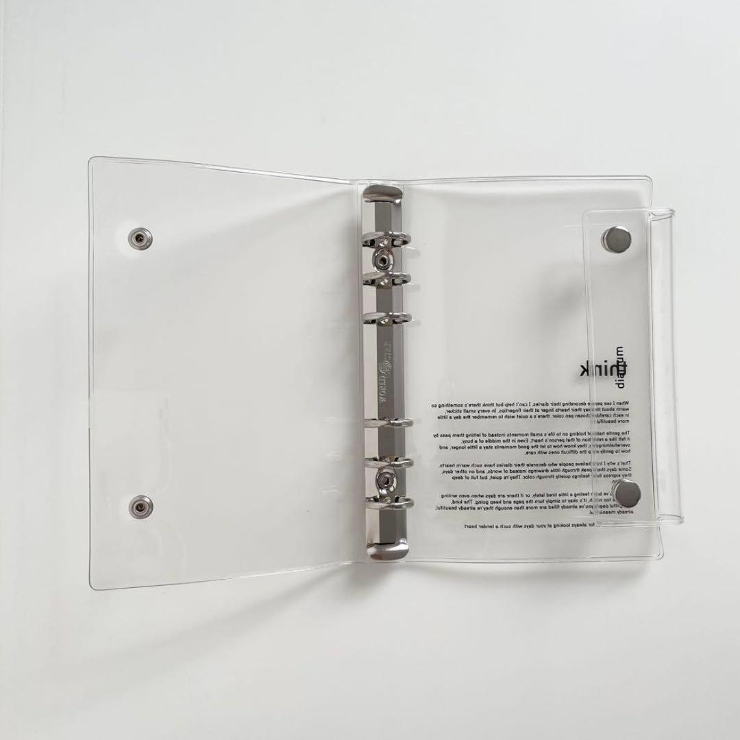 早い者勝ち　韓国　貯金　バインダー　カバー　A6 diarium 推し活 3