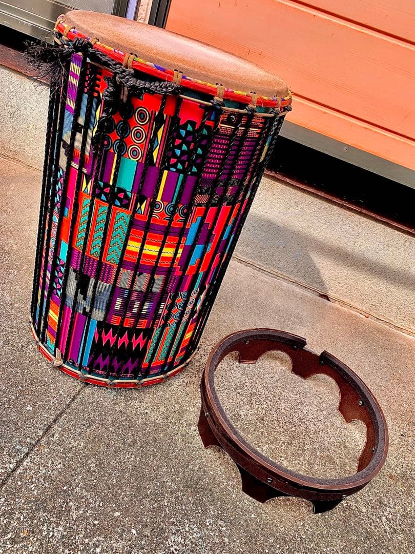 フリースタイルドラムVOD12サンバン Afro fabric Edition