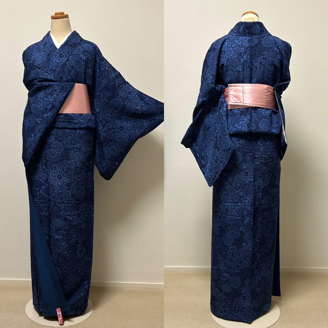 サボさん様【袷】作家もの型染め小紋