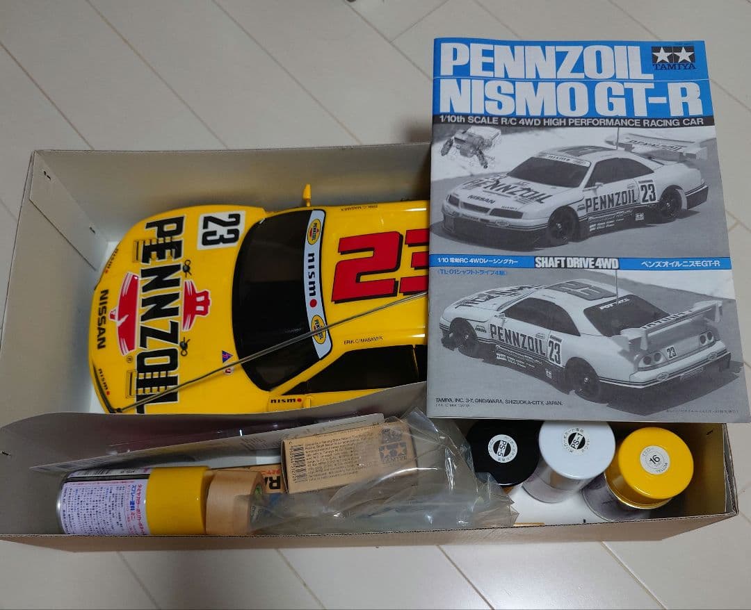 ペンズオイル ニスモ GT-R TL-01 ラジコン タミヤ 廃盤品