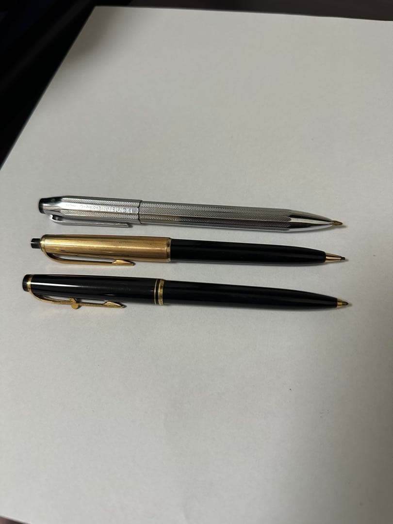 《*え様 モンブラン 筆記具 3点セット ボールペン2本 シャープペン1本