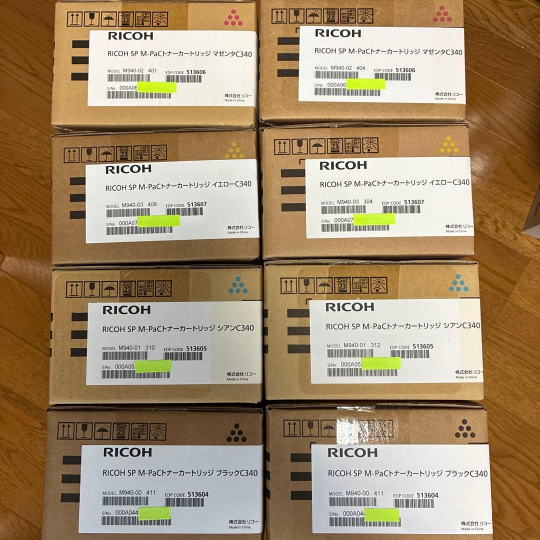 RICOH SP M-PaCトナーカートリッジ C340 4色セット