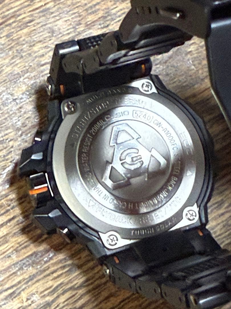 G-SHOCK ブラック/オレンジ デジタルアナログ