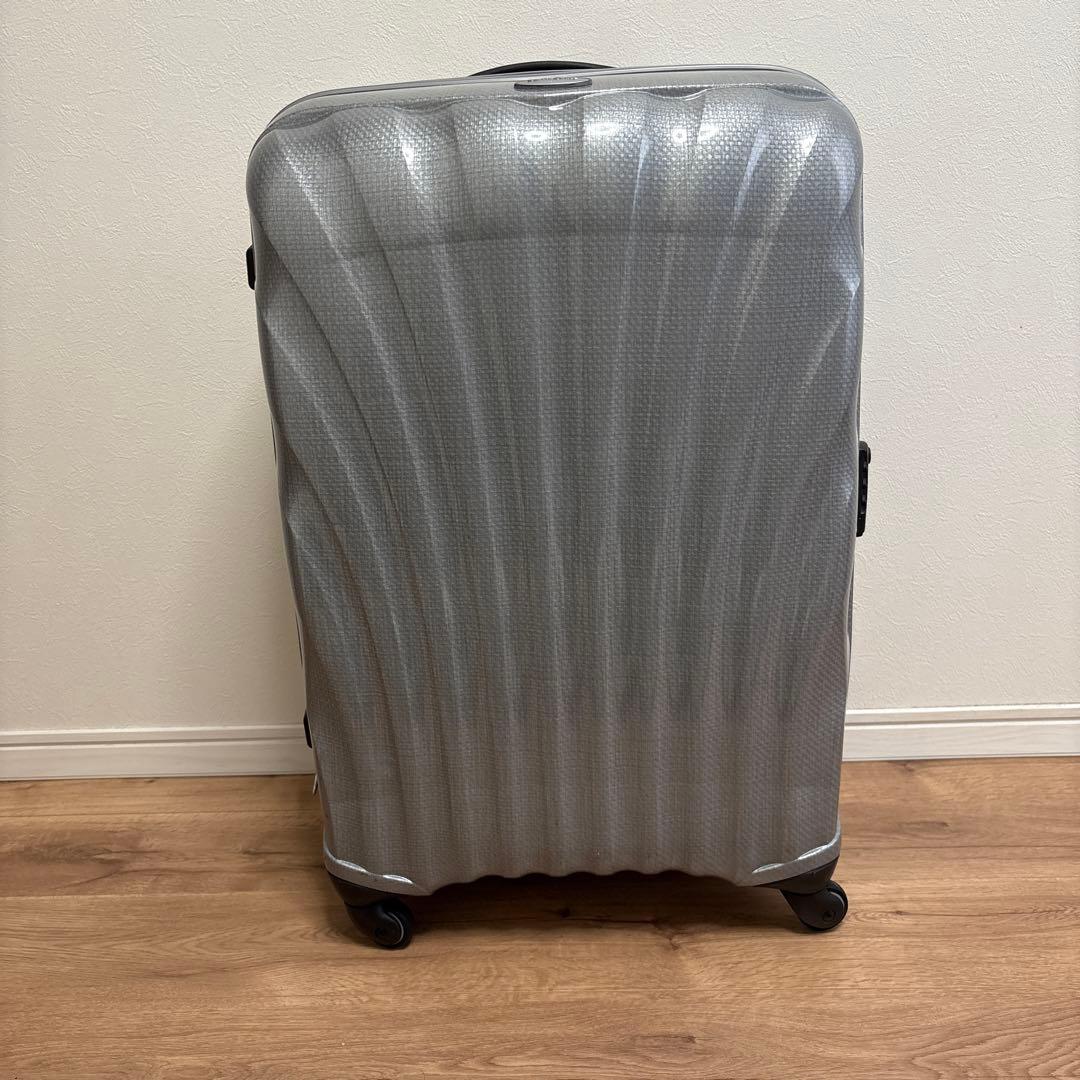 サムソナイトコスモライトスピナー75 旧式　シルバー色　たのメル便利用