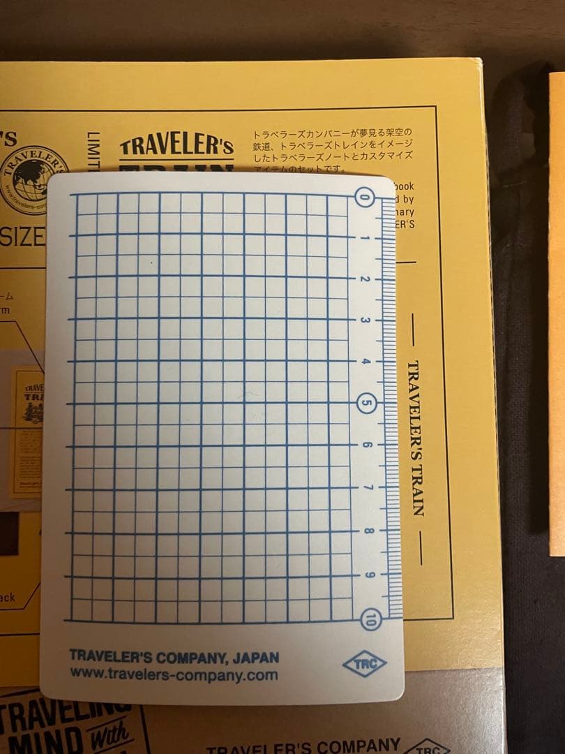トラベラーズノート　トレイン パスポートサイズ　ノートセット