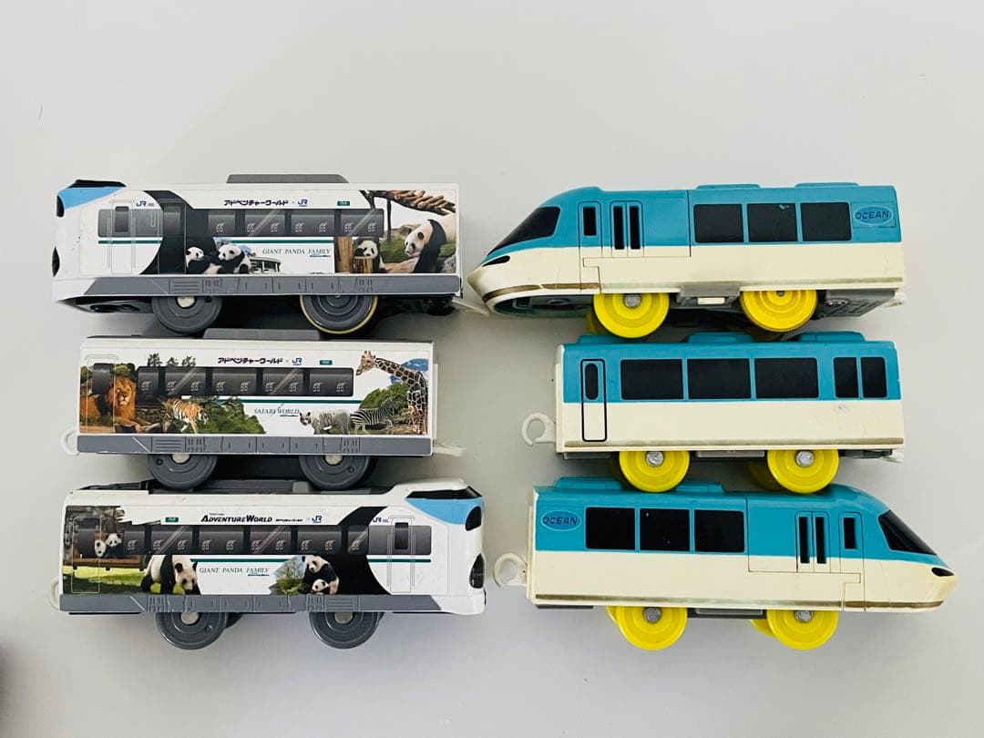 プラレール 特急くろしおダブルセット　オーシャンアロー×パンダくろしお