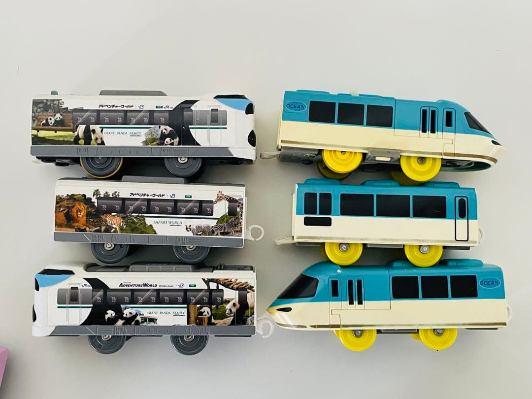 プラレール 特急くろしおダブルセット　オーシャンアロー×パンダくろしお