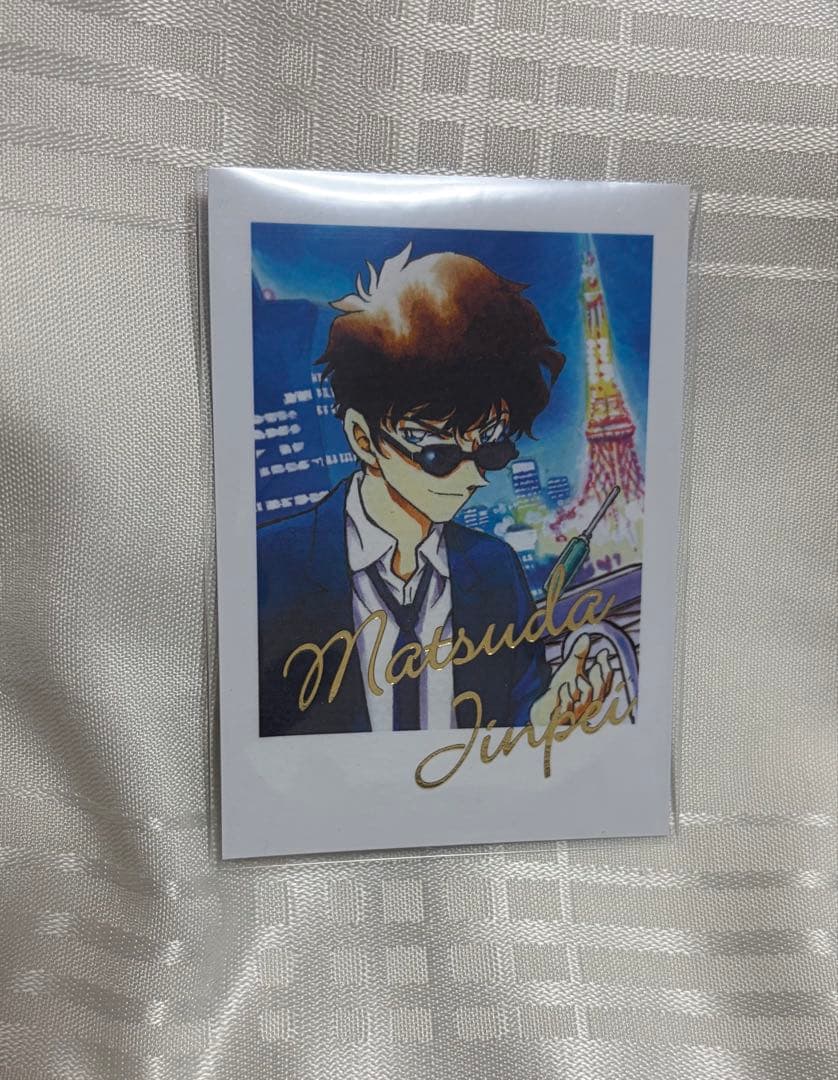 名探偵コナン チェキ風カード 箔押し 松田陣平　北栄町