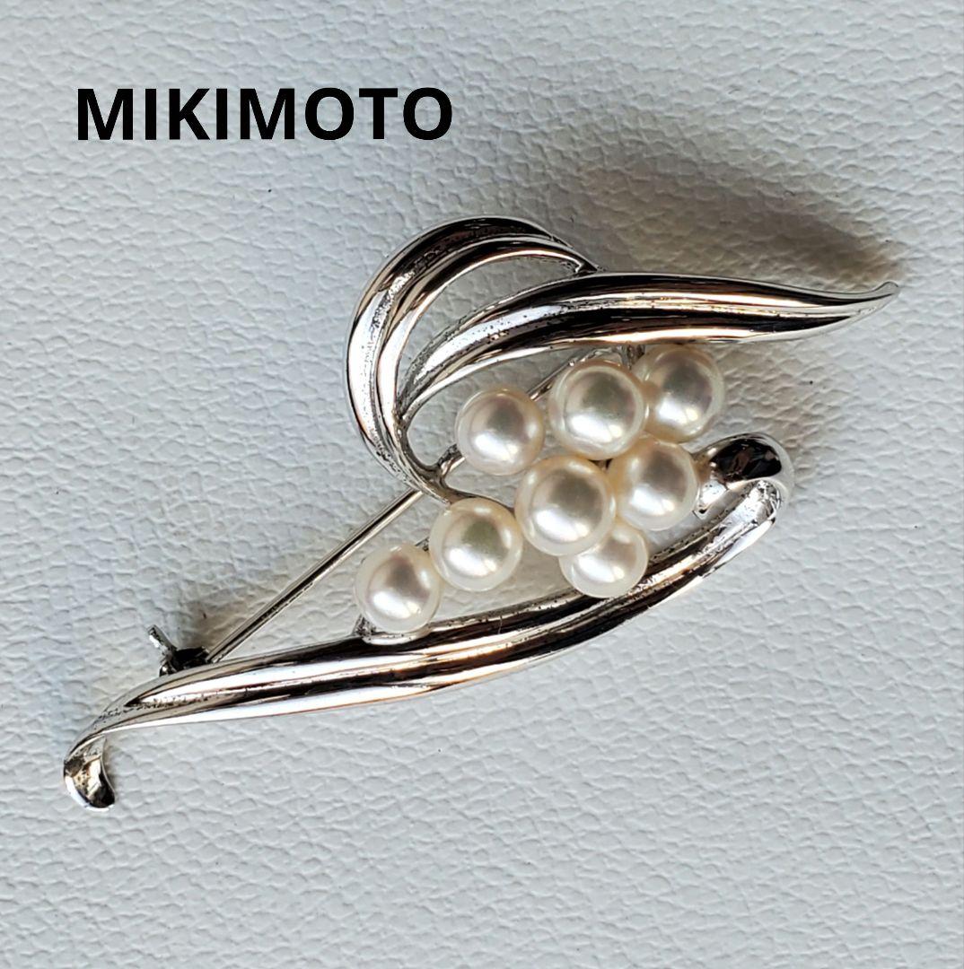 MIKIMOTO　ミキモト　ヴィンテージ　あこや真珠　ブローチ　ジュエリー