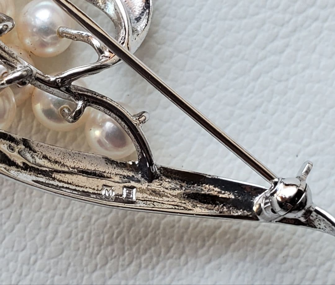 MIKIMOTO　ミキモト　ヴィンテージ　あこや真珠　ブローチ　ジュエリー