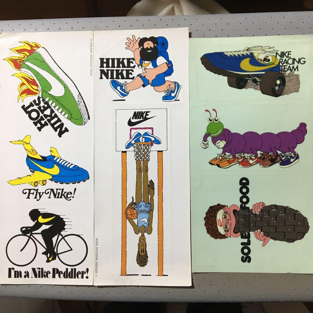 必見! 超希少 昭和期 NIKE ステッカー9種セット