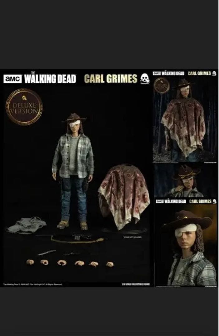 ウォーキングデッド　カール　グライムス　1/6フィギュア　スリーゼロ未開封