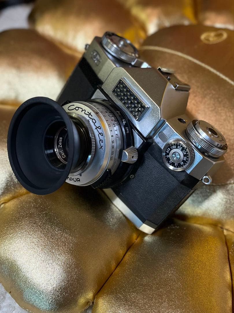 最盛期製 Contaflex Super Tessar50mm 革ケース