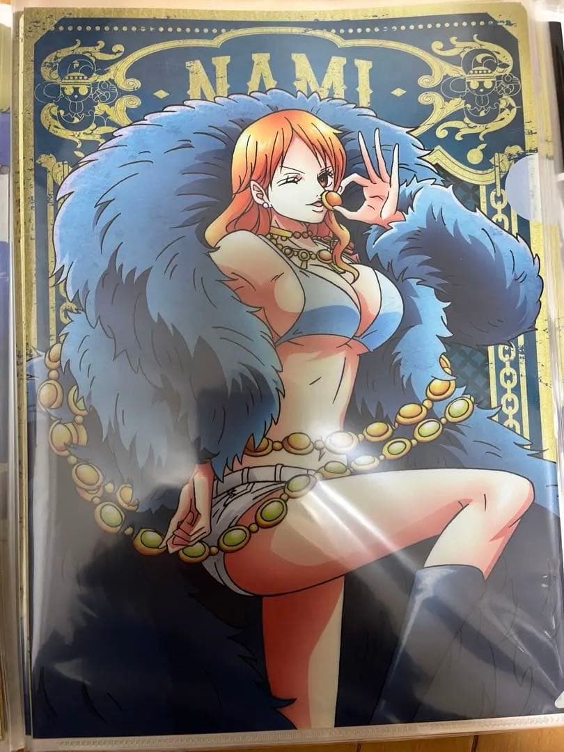 ONE PIECEグッズ　クリアファイル　限定シール　手配書まとめ販売　ルフィ