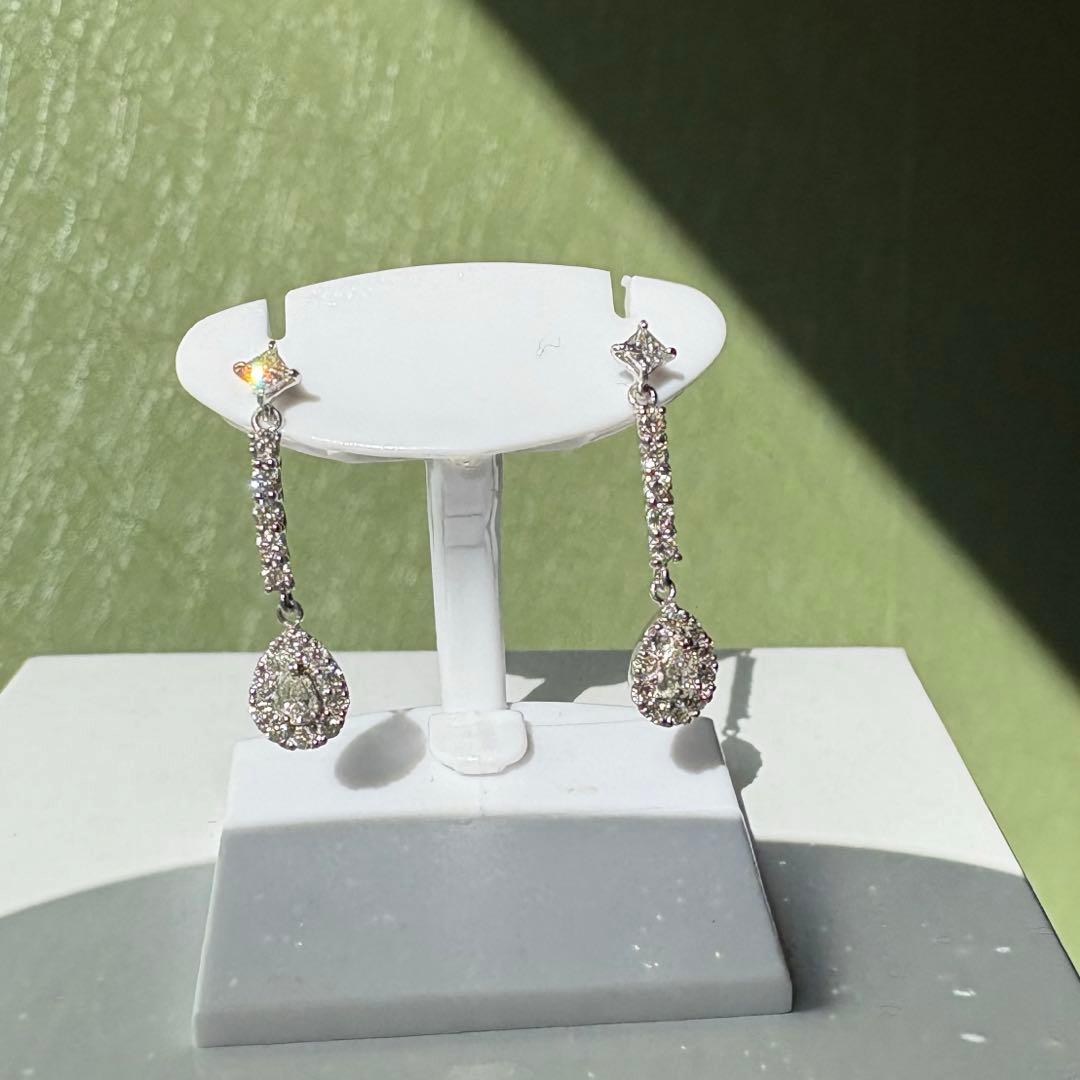 ダイヤモンド ピアス プラチナ